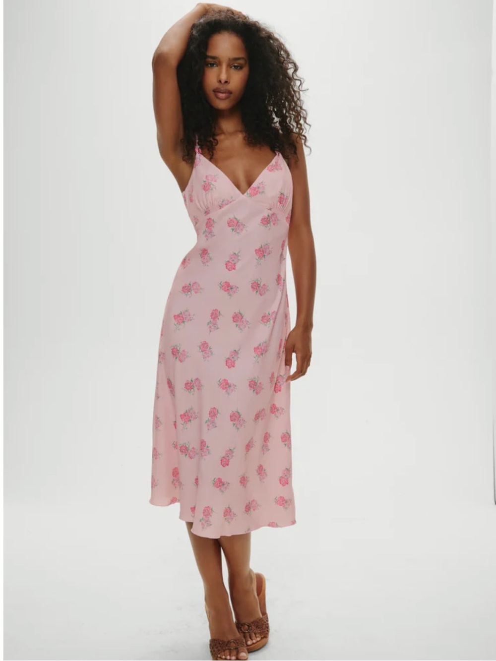 Frankie’s Bikinis Gem Crepe Midi Dress